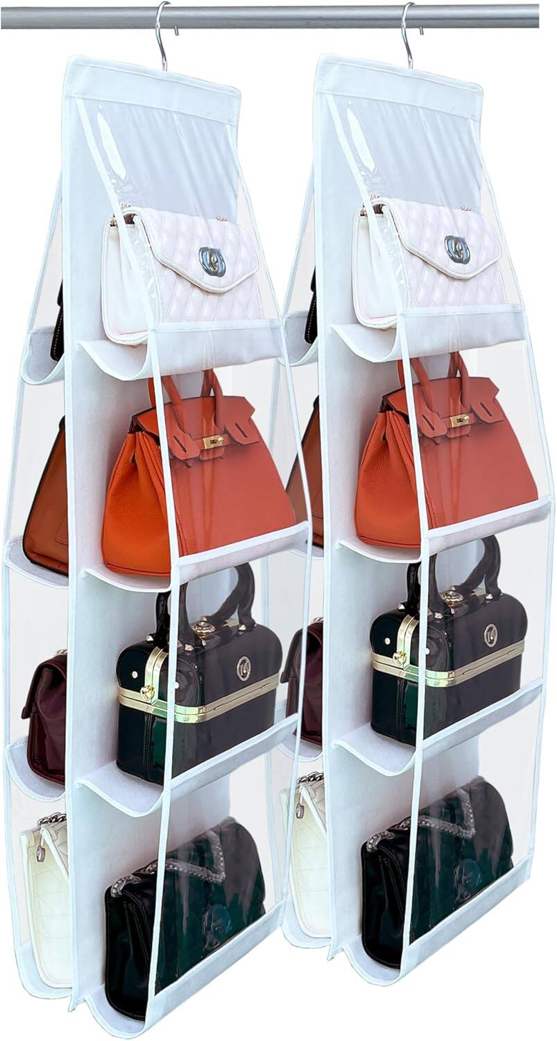 ClearStash™ Purse Organizers — Transform Clutter Into a Gallery of Gorgeous Bags You Can See and Grab Instantly