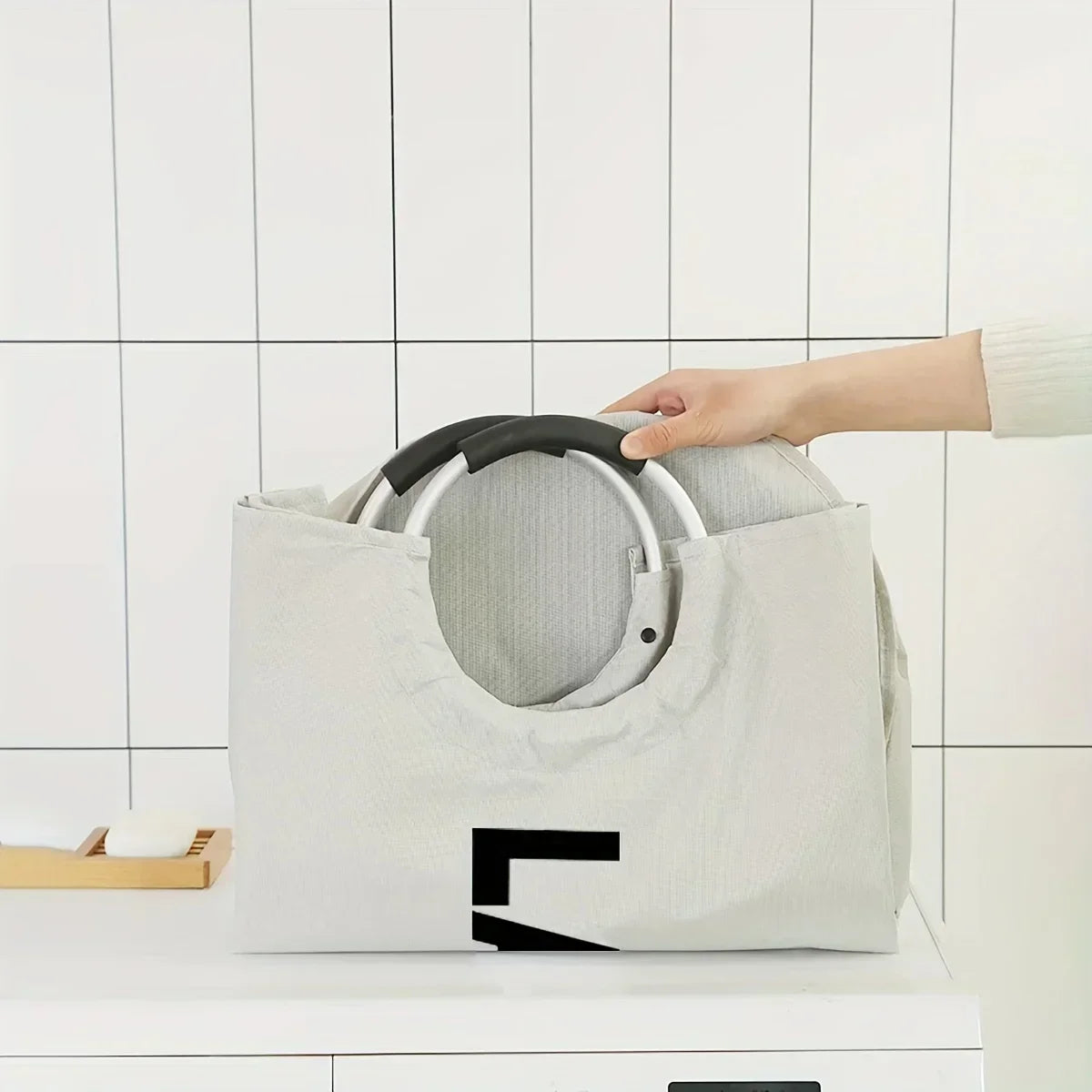 Taryn — Foldable Oxford Fabric Laundry Basket with Large Capacity