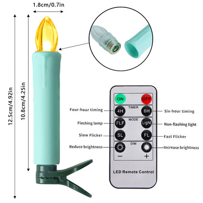 Flameless LED Candles 10 PACK™ — Creëer Direct Gezellige, Vuurvrije Magie