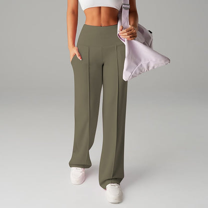 💗LETZTER TAG VERKAUF 50% RABATT⚡50K+ VERKAUFT💕Vionex Damen Schlichte Lockere Gerade Hose