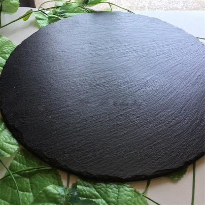 Rivena Leisteen Bord — Duurzaam Basalt Serveerplateau voor Warm & Koud Gebruik