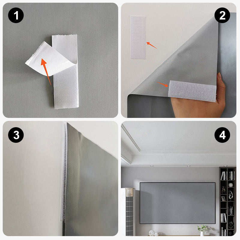 LioraView — Portable 4K Folding Projection Screen with Anti-Light Surface