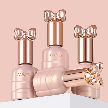 Duo de vernis à ongles Liora — Ensemble de vernis pailleté bicolore avec brillance longue durée
