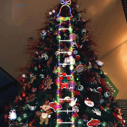 Vespera Santa Climber — Animasjonslys til trapp med fjernkontroll