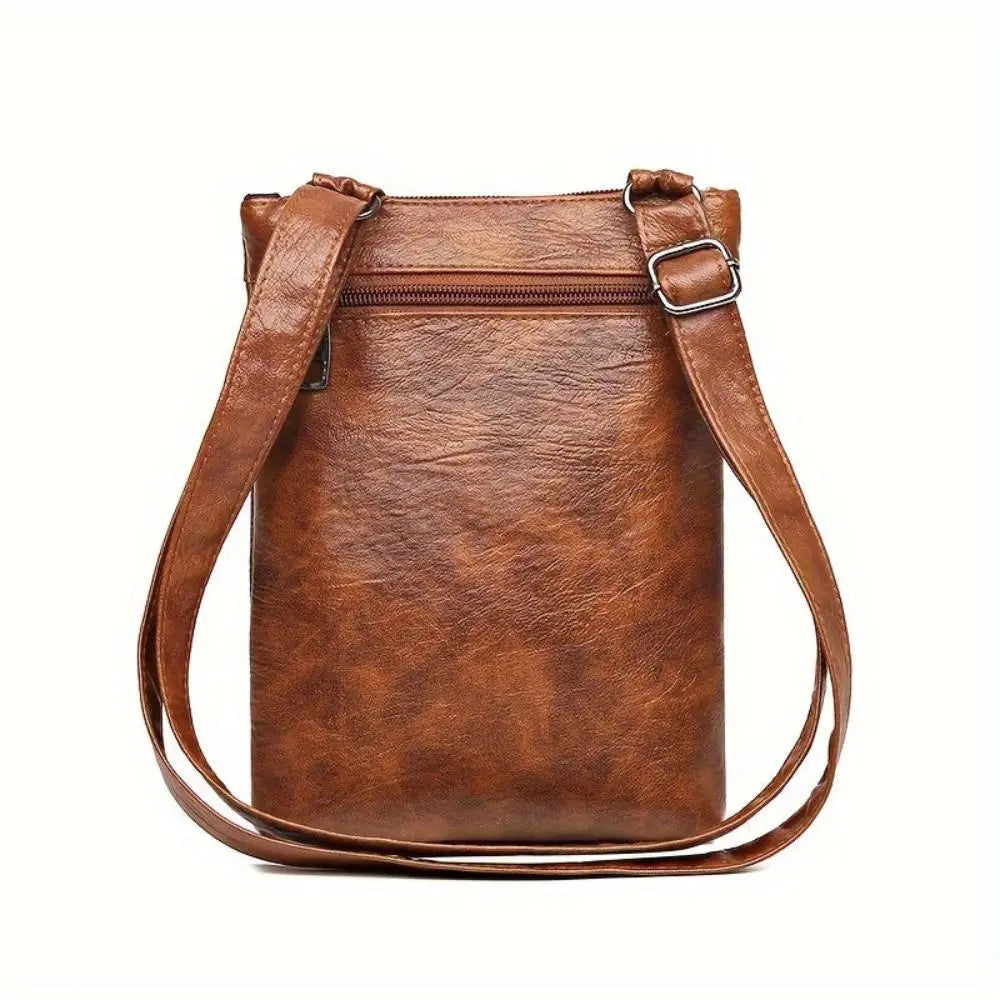 Nola Vintage Crossbody Bag — Kompakte Designer-Umhängetasche mit verstellbarem Riemen