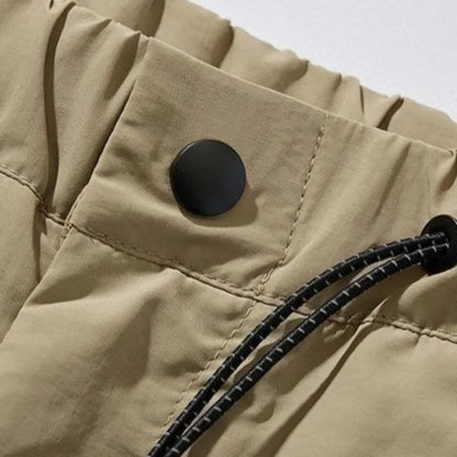Asheron — Lightweight Nylon Cargo Shorts with Adjustable Fit
