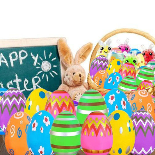 Easter Eggs with Squeeze Toys