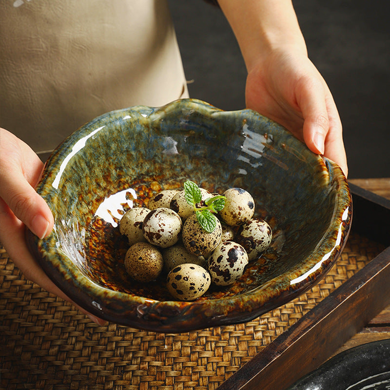 Lioren — Handcrafted Ceramic Deep Bowl with Glossy Glaze