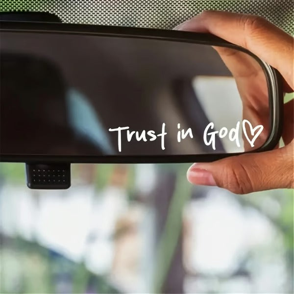LioraDrive — Inspirational Christian Car Sticker with Weatherproof Vinyl