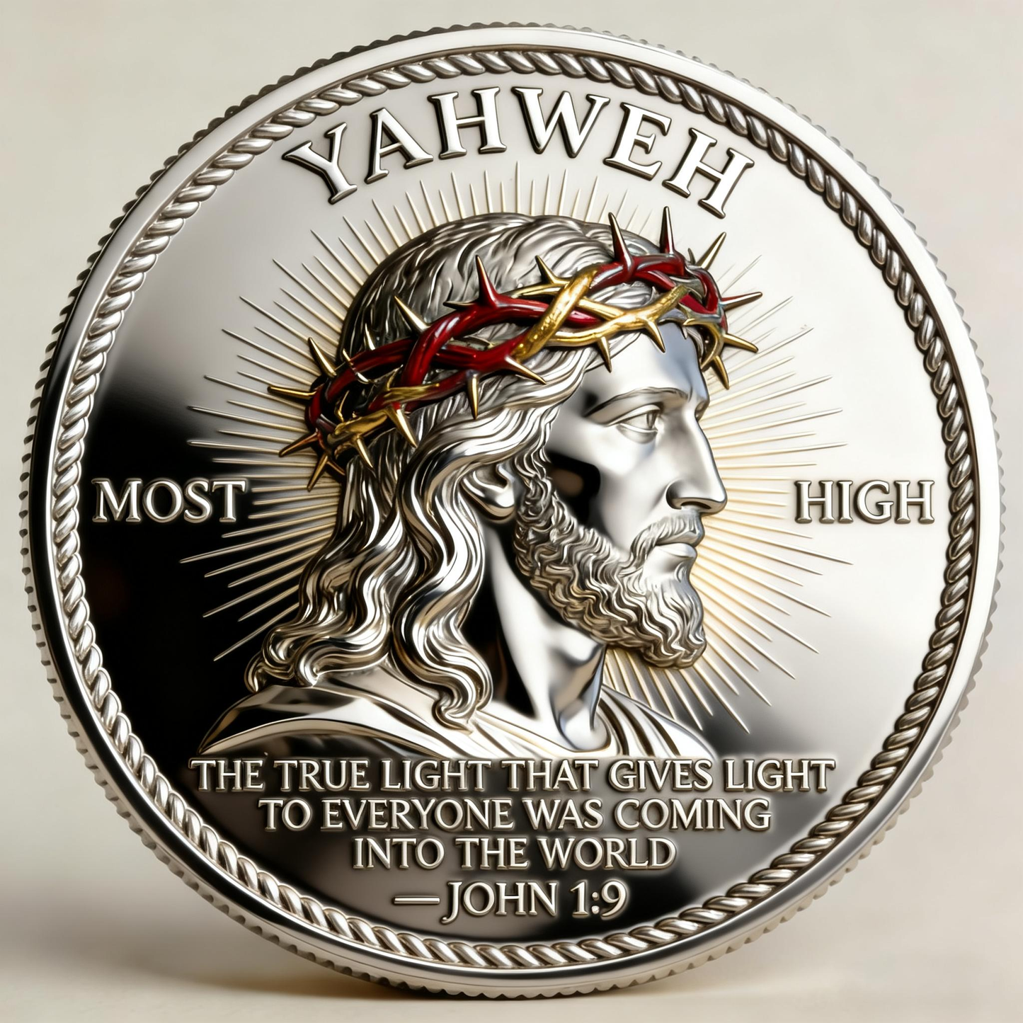 Sacred Light Coin™ — Acenda Sua Fé e Carregue Força Divina Onde Quer Que Vá