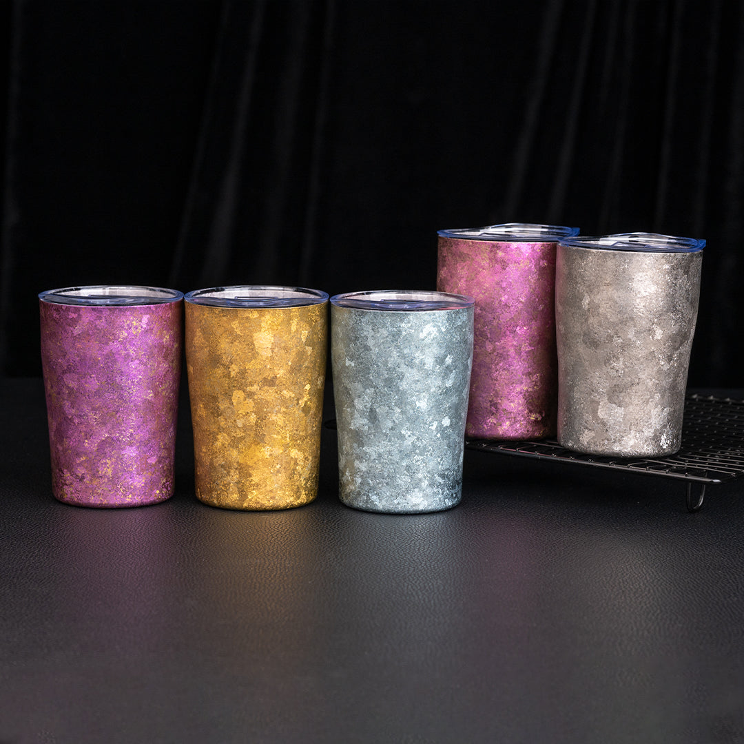 Ardentis — Titanium Double-Wall Insulated Cup with Spill-Resistant Lid