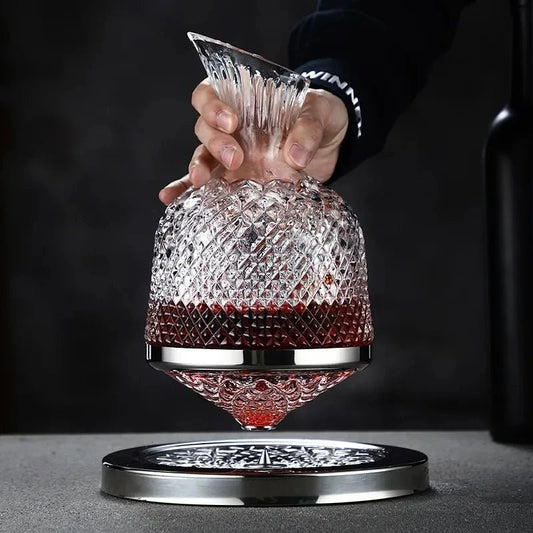 CrystalSpin™ — Verwandle Weinmomente in strahlende Feiern von Geschmack und Stil