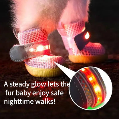 LED Dog Boots™ — Proteção Corajosa para Patas que Ilumina Cada Aventura