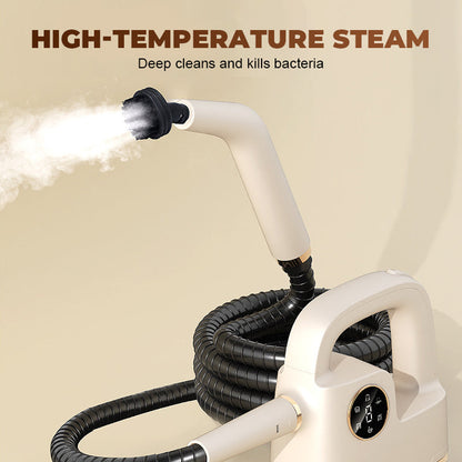 Virella SteamPro — Bærbar højtemperatur damprenser med flere børster