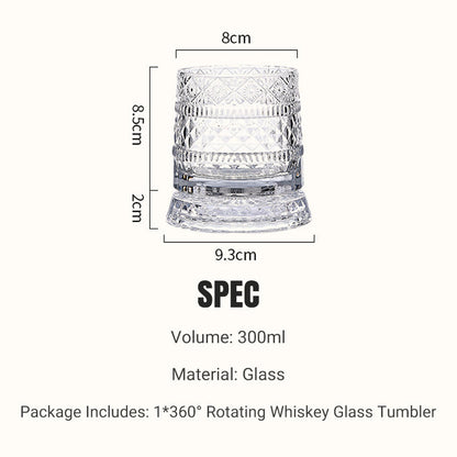 Pahar HypnoSpin pentru Whiskey™ — Aprinde-ți Simțurile cu Fiecare Înghițitură Hipnotizantă