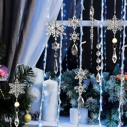 Lunara — Kristálytiszta hópehely díszek karácsonyi dekorációhoz