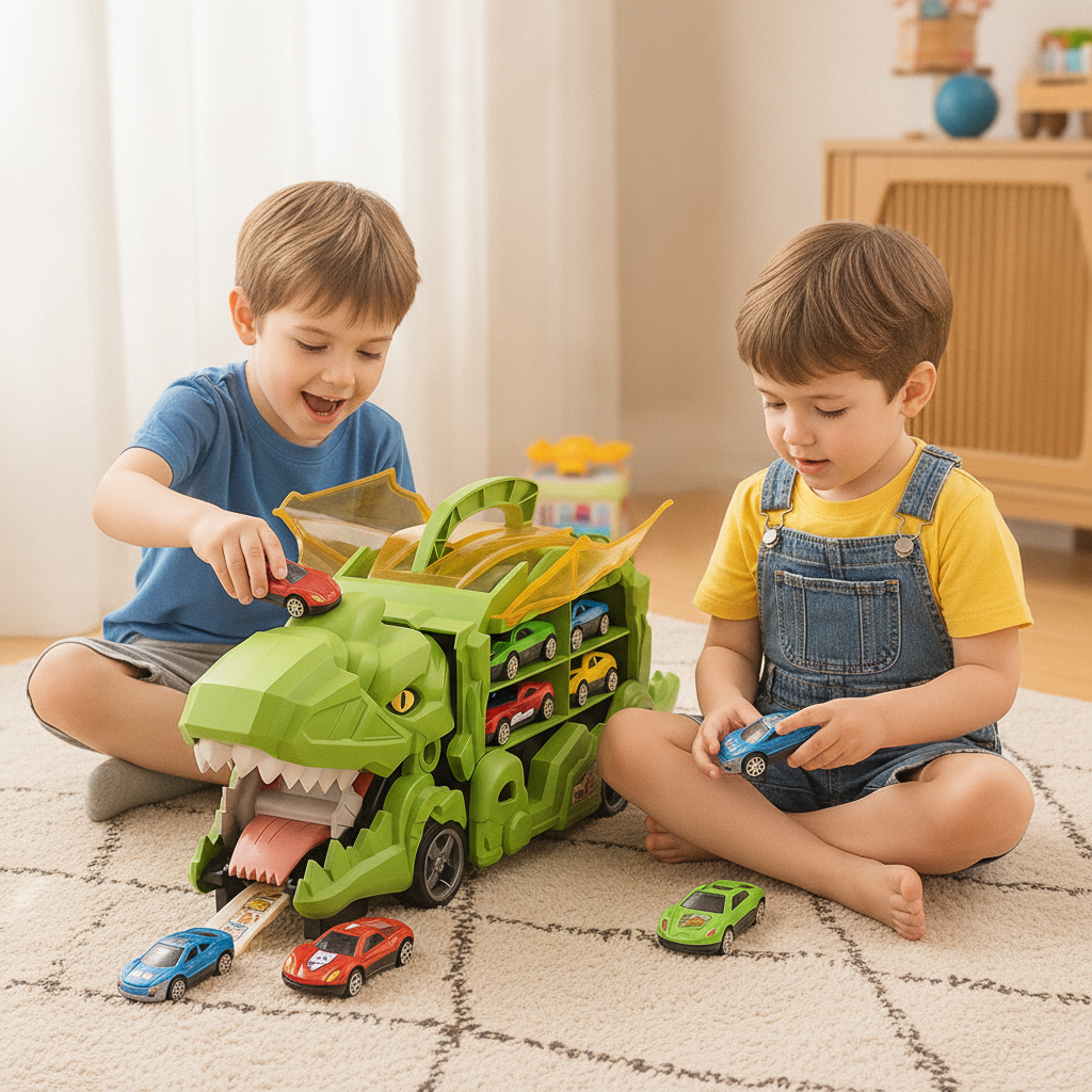 Dinoroll™ Dinosaur Car Transport Truck