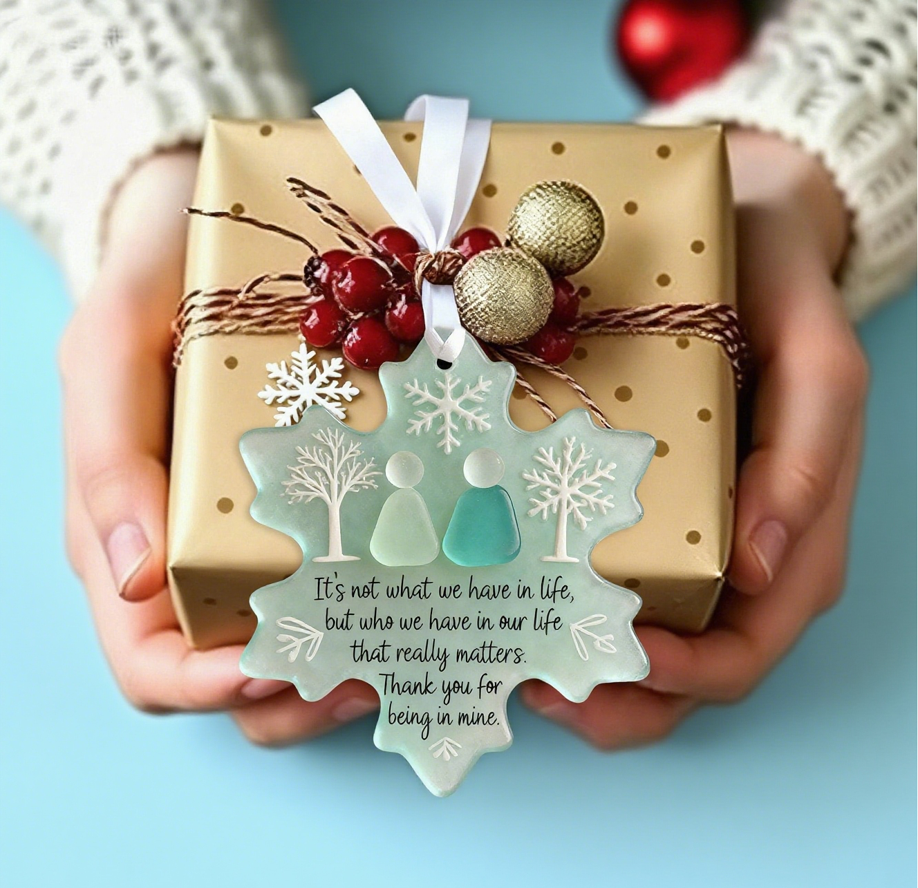 Sea Glass Snowflake™ — Seal Unbreakable Bonds with Every Glimmer