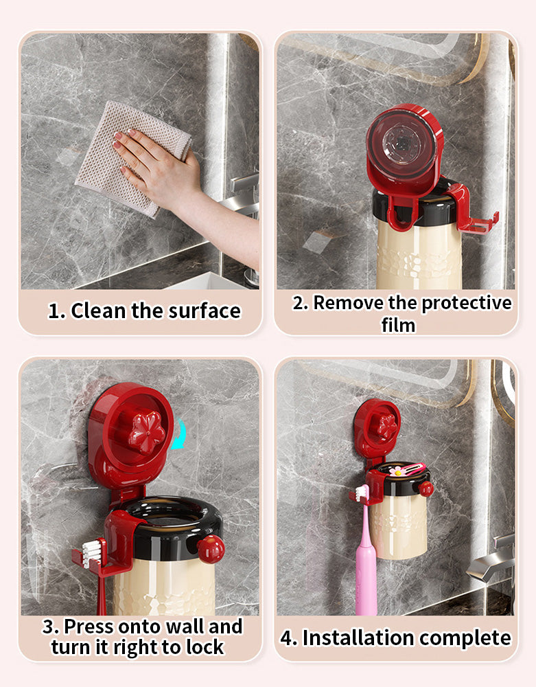 VitoGrip™ magnetisk koppholder — Beseir rot på badet og knus bakterier umiddelbart