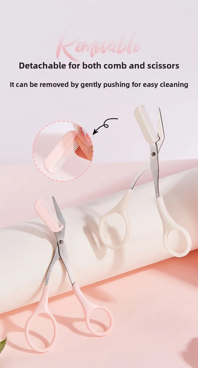 Liora — Ensemble de 3 taille-sourcils en acier inoxydable pour un toilettage précis