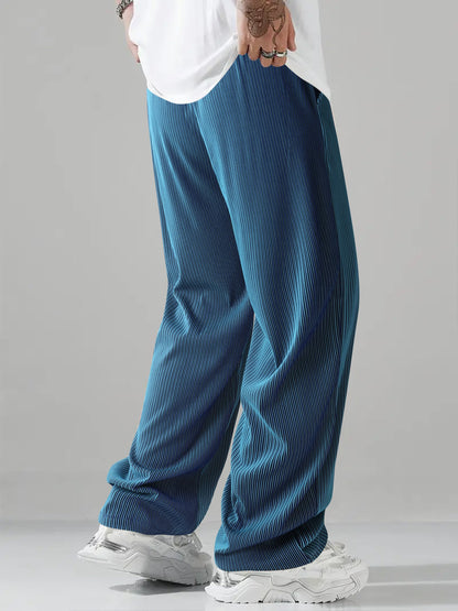 Pantaloni a Righe BreatheEasy™ — Rimani Fresco, Sicuro e Impeccabile Senza Sforzo per Tutto il Giorno