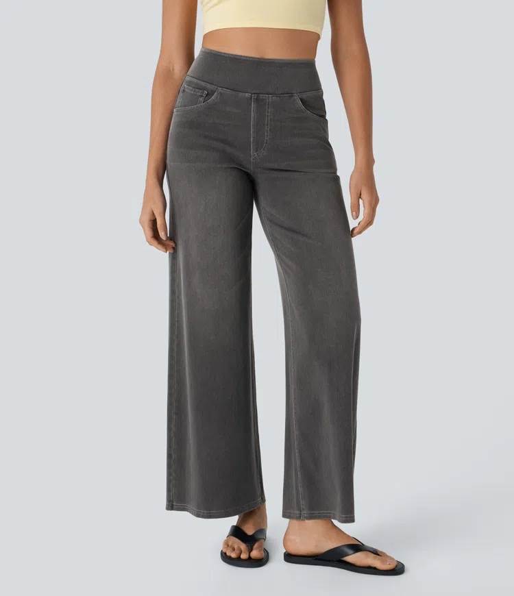 High-Waisted Wide Leg Jeans™ — Unlock All-Day Confidence and Freedom in Every Step