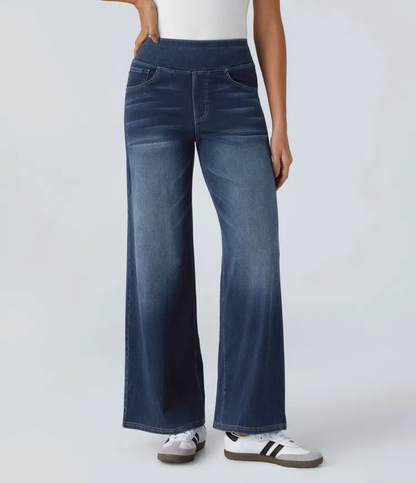 High-Waisted Wide Leg Jeans™ — Unlock All-Day Confidence and Freedom in Every Step