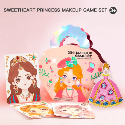Liora — Kids 3-in-1 Princess Dress Up and Make Up Game Set