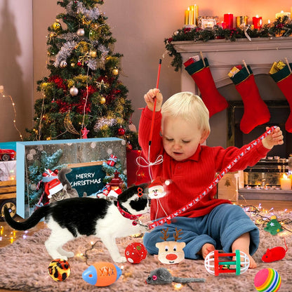 Zephyr Kitten Advent Calendar — Cat Toy Set for Holiday Play