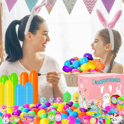 Prefilled Easter Eggs with Toys and Stickers for Egg Hunts 19$ TODAY ONLY