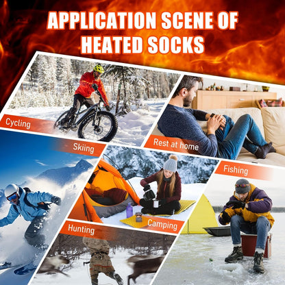 RechargeHeat Socks™ — Blaze Through Winter with All-Day Toasty Feet