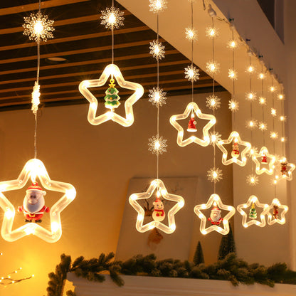 Lumora Santa Glow — Guirlande lumineuse LED de Noël avec boules 3D festives
