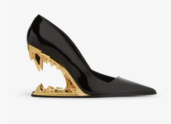 Lunara Wolffang Heels — Sculpted Wolf Fang Heels with Cushioned Comfort
