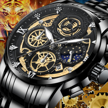 New Sun Moon Star Men's Watch