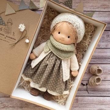 Best Gift for Kids-Handmade Waldorf Doll