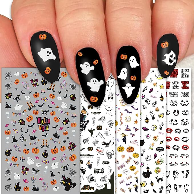 Halloween nagelklistermärken