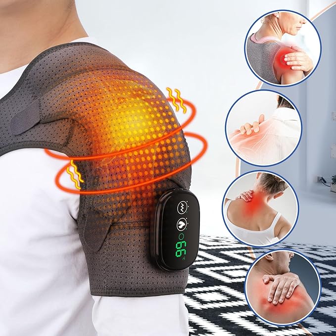 Electric Heated Shoulder Massager 30$ TODAY ONLY