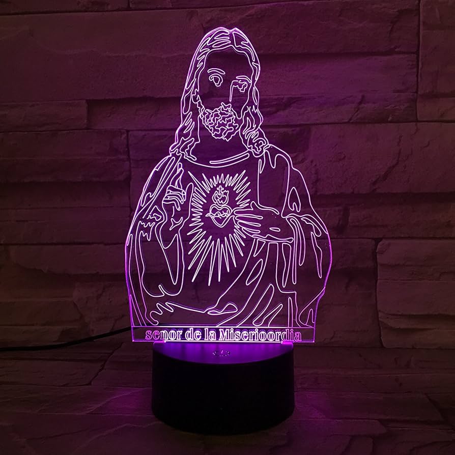 Jesus LED Lamp