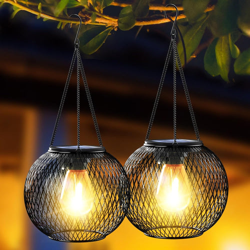 Solar-Powered Outdoor Lantern Light