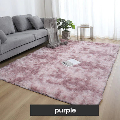 ⏳Reducere 50% pentru Timp Limitat⏰Covoraș de Podea Pufoasă cu Culoare Gradient🛋️
