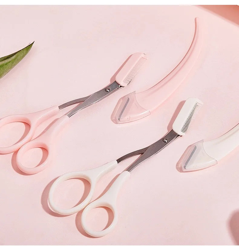 Liora — Ensemble de 3 taille-sourcils en acier inoxydable pour un toilettage précis