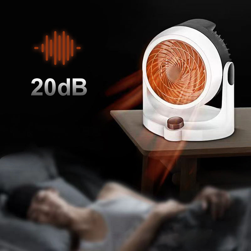 Comfortair Duo — Ventilatore riscaldatore 2-in-1 con flusso d'aria regolabile per comfort tutto l'anno