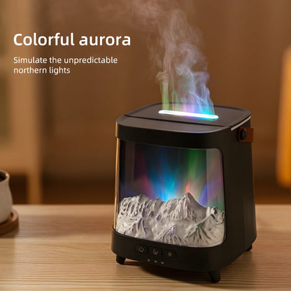 AuroMist™ — Difusor de Luz Aurora 4 em 1 para Calma e Clareza