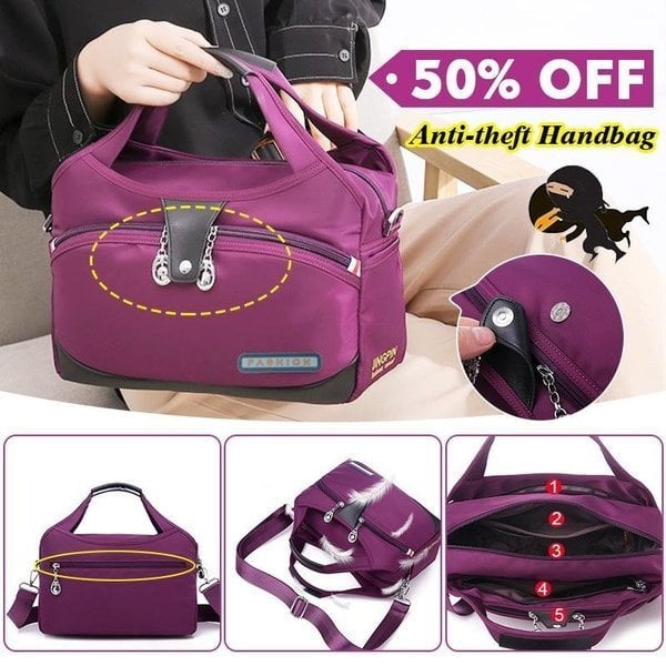 🔥VARMT SALG 50% RABAT👜Zentavo Tyverisikret Tote Taske