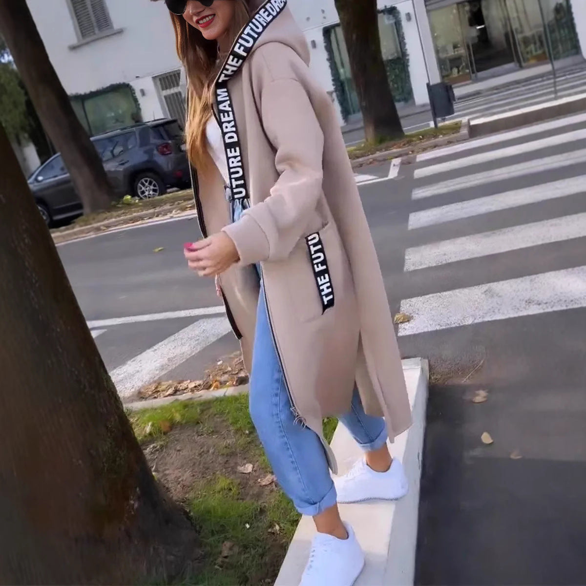 LongLine Hoodie™ — Eie ustoppelig selvtillit med dristig stil og koselig frihet