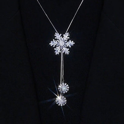 Vixora - Women's Snowflake Pendant Necklace