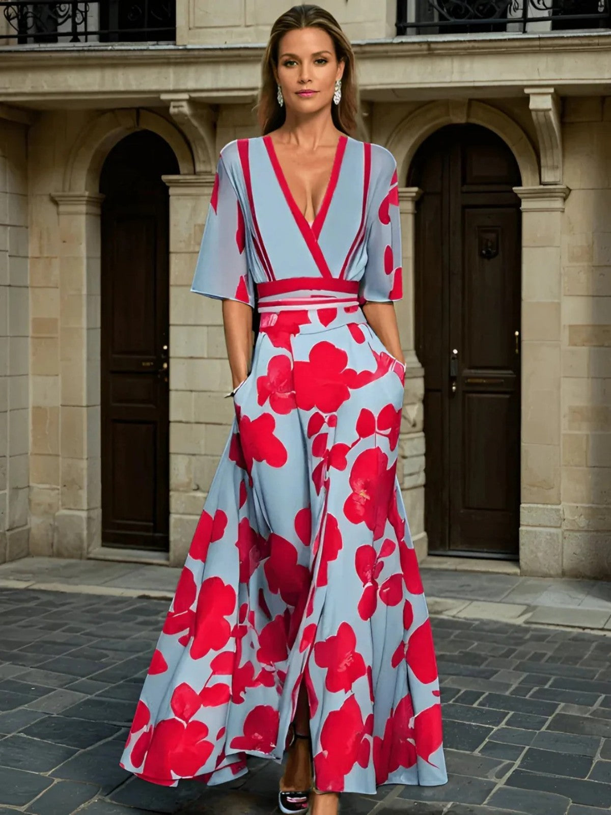 Liora — Rochie cu mâneci pentru femei, croială elegantă și material durabil