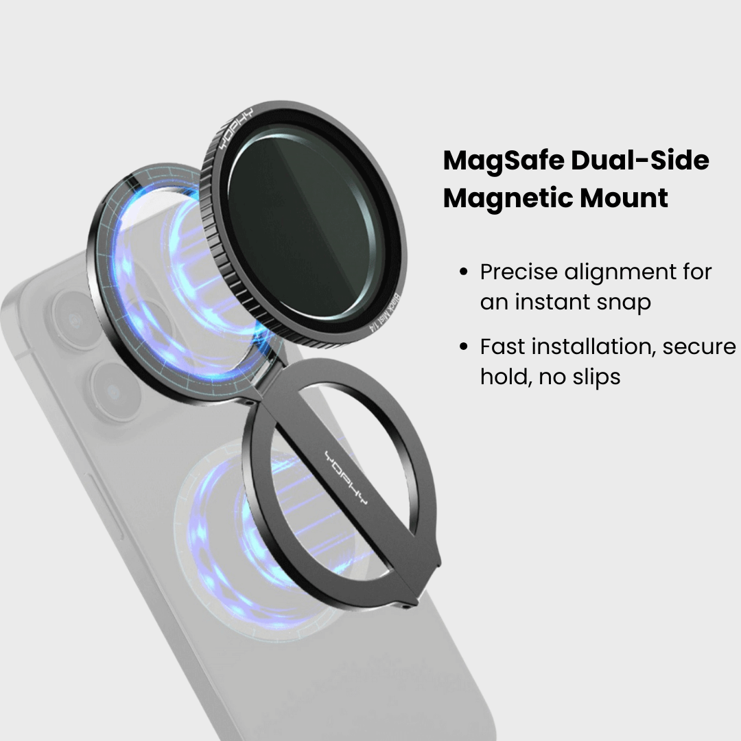NorviMag Creator Kit — iPhone Magnetic Mount with CPL & ND64 Filters