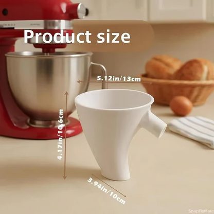 GlideFlow™ Precision Funnel — Stop Messes, Pour Perfectly, Bake Like a Pro Every Time