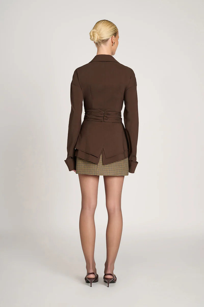 VioraLuxe™ Draped Waist Shirt — Sculpt Your Waist and Command Every Room with Effortless Elegance